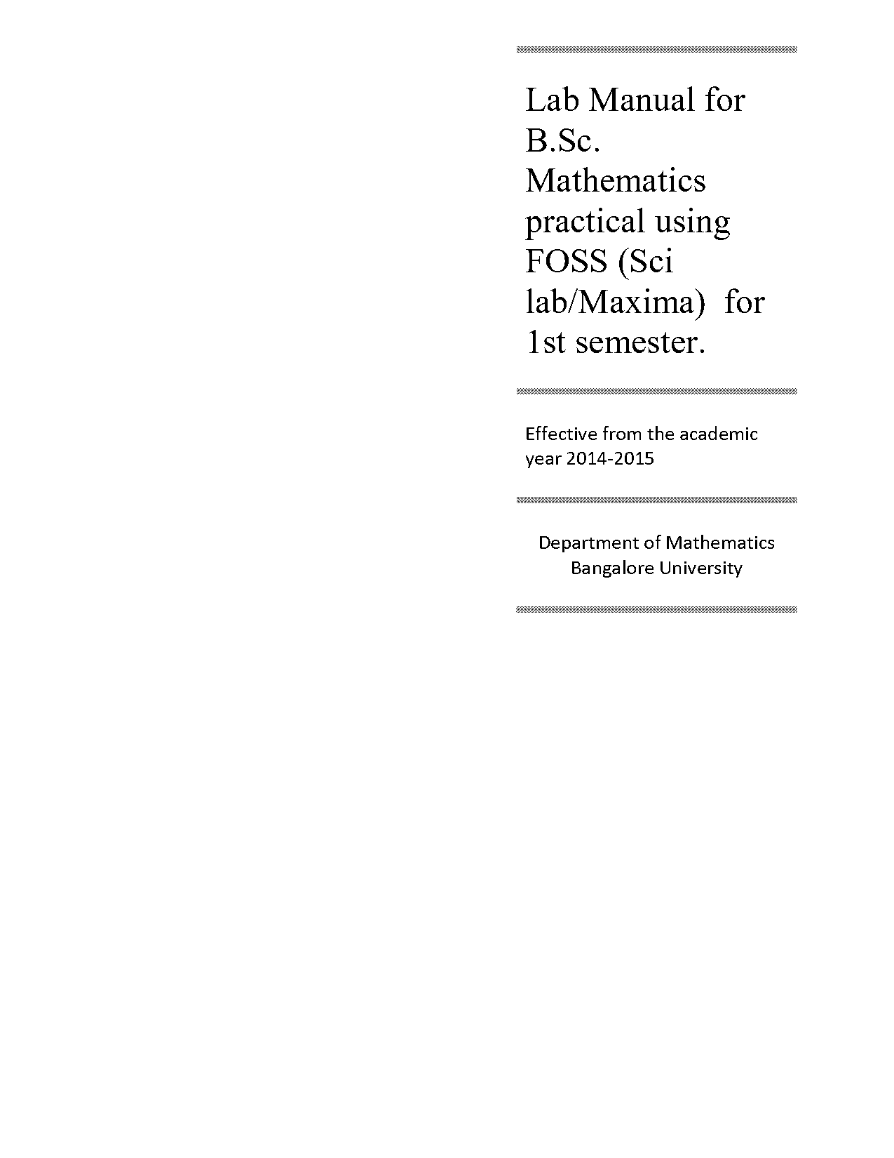 mathematics lab manual book